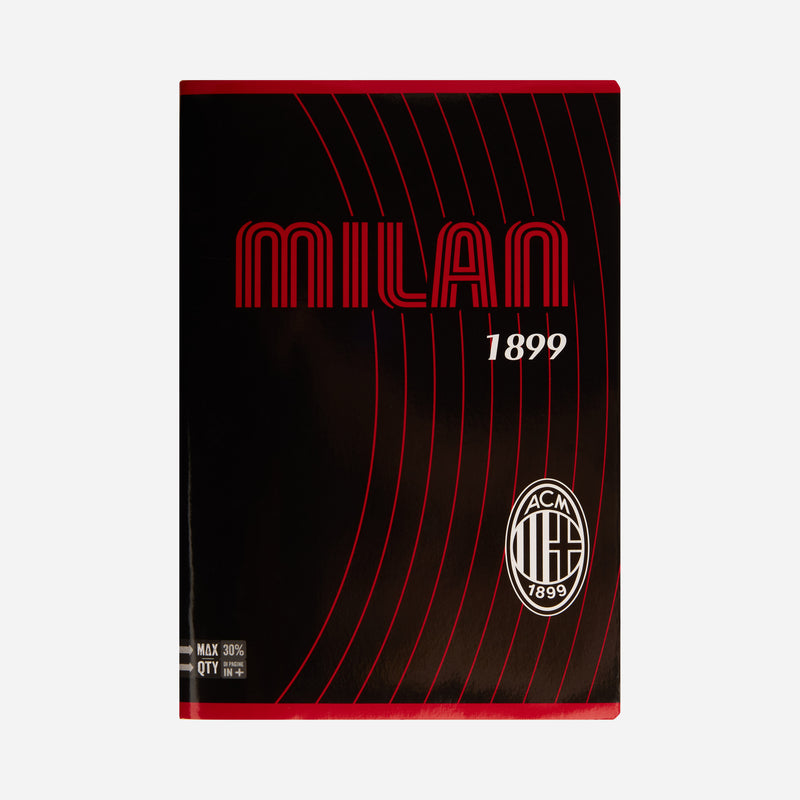 AC MILAN CHECKED NOTEBOOK