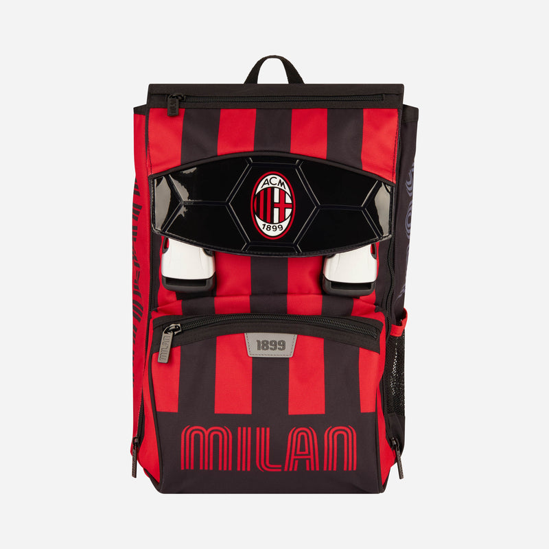 AC MILAN RED&BLACK LARGE BACKPACK