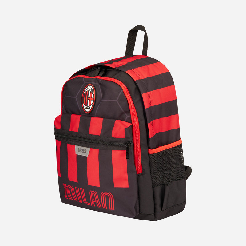 AC MILAN RED&BLACK MEDIUM BACKPACK