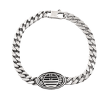 NOVE25 X MILAN - SILVER LOGO BRACELET