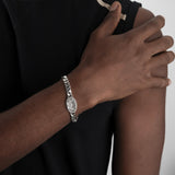 NOVE25 X MILAN - SILVER LOGO BRACELET