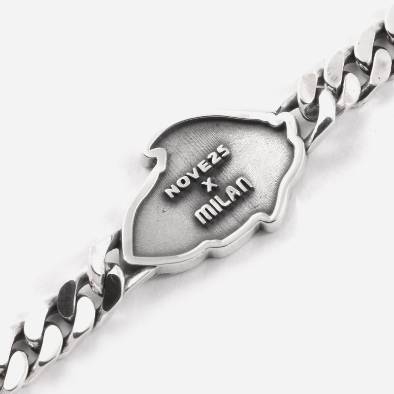 NOVE25 X MILAN - SILVER DEVIL BRACELET