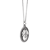 NOVE25 X MILAN - SILVER LOGO NECKLACE