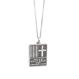 NOVE25 X MILAN -  SILVER HISTORICAL LOGO NECKLACE