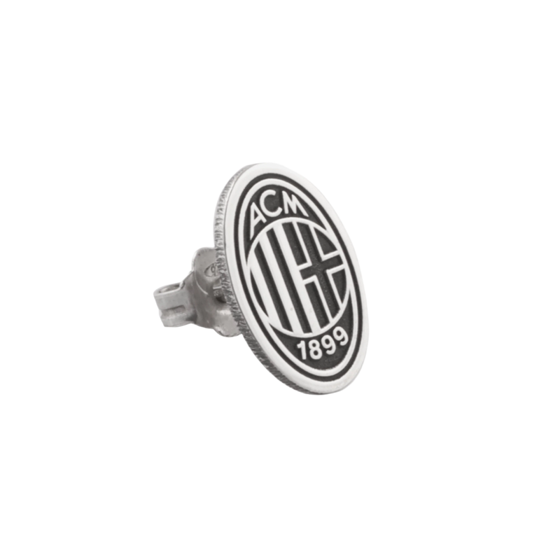 NOVE25 X MILAN - SILVER LOGO EARRING