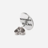 NOVE25 X MILAN - SILVER LOGO EARRING