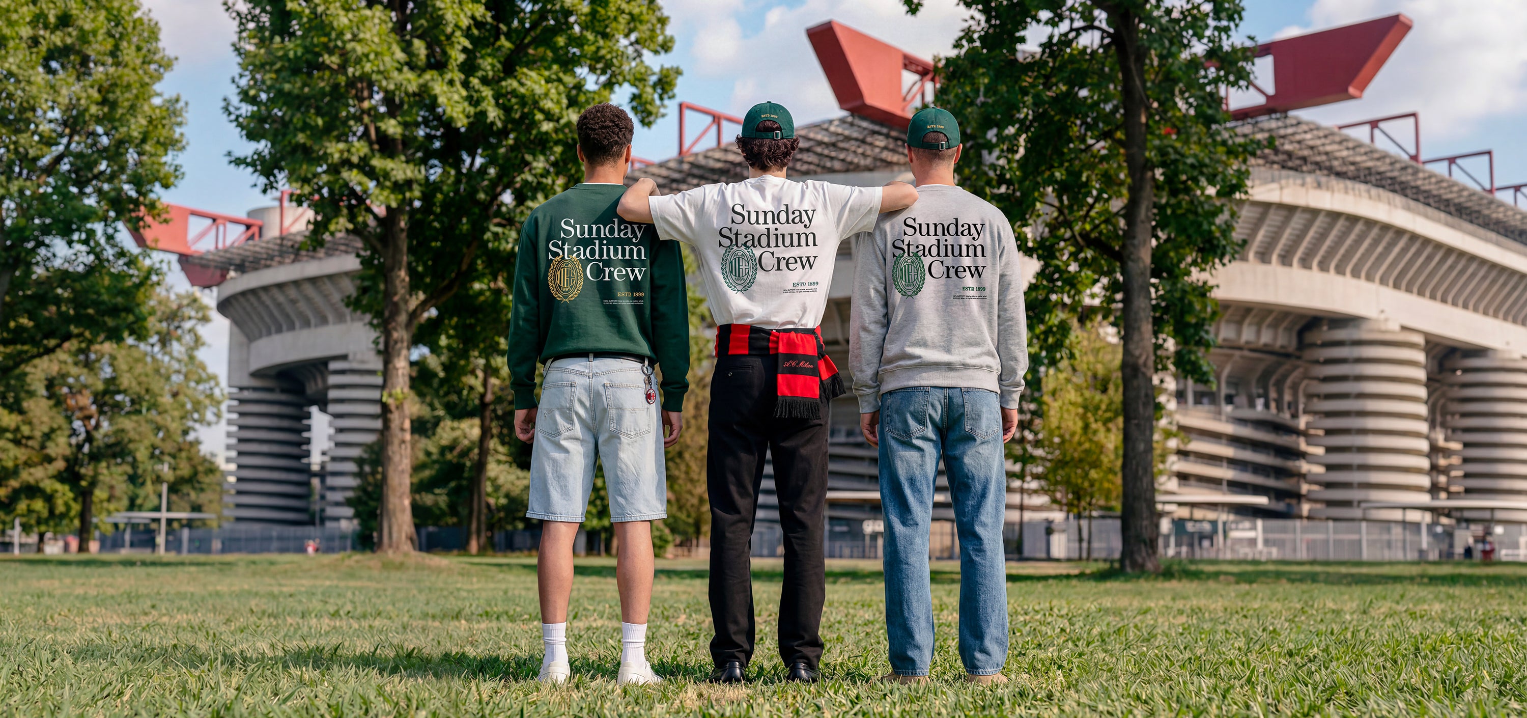 AC Milan Sunday Stadium Crew Collection