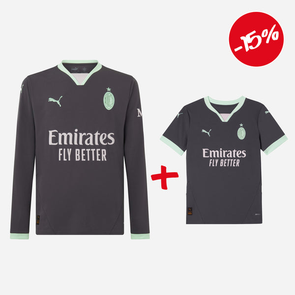 BUNDLE LONG SLEEVE THIRD ADULT JERSEY + THIRD KIDS' JERSEY