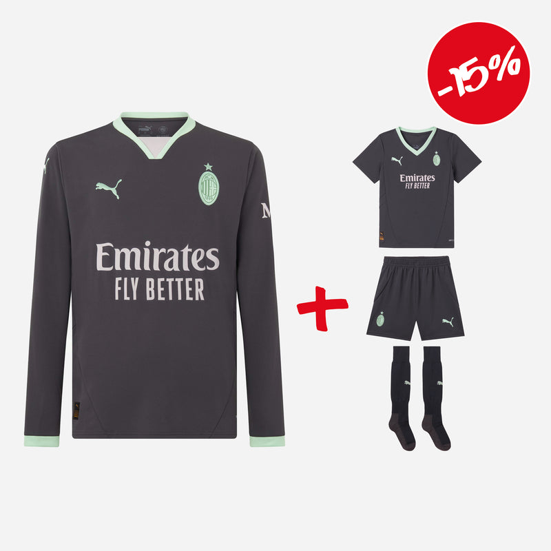 BUNDLE LONG SLEEVE THIRD ADULT JERSEY + THIRD MINI KIT