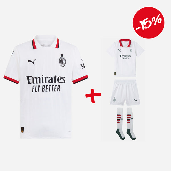 BUNDLE MAGLIA AWAY ADULTO + KIT AWAY BAMBINO