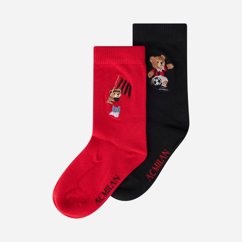 AC MILAN KIDS TEDDY SOCKS BOX SET