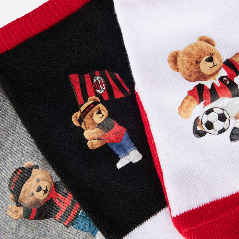 AC MILAN NEWBORN TEDDY SOCKS BOX SET