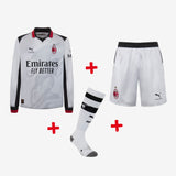 BUNDLE SILVER JERSEY + SHORTS + SOCKS PUMA X AC MILAN X SLAM JAM