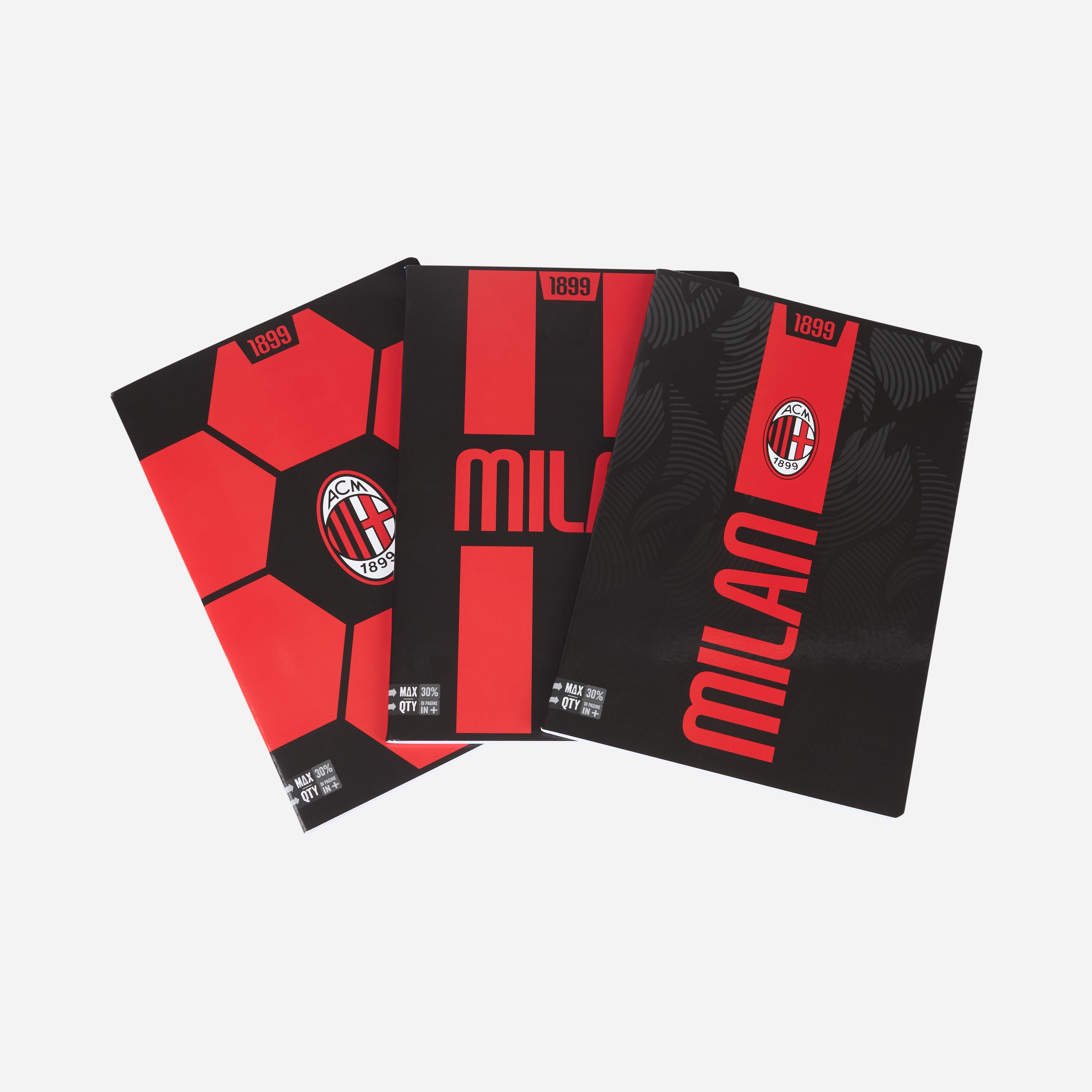 AC MILAN SQUARED NOTEBOOK