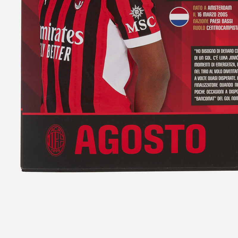 AC MILAN 2025 CALENDAR COLLECTION EDITION