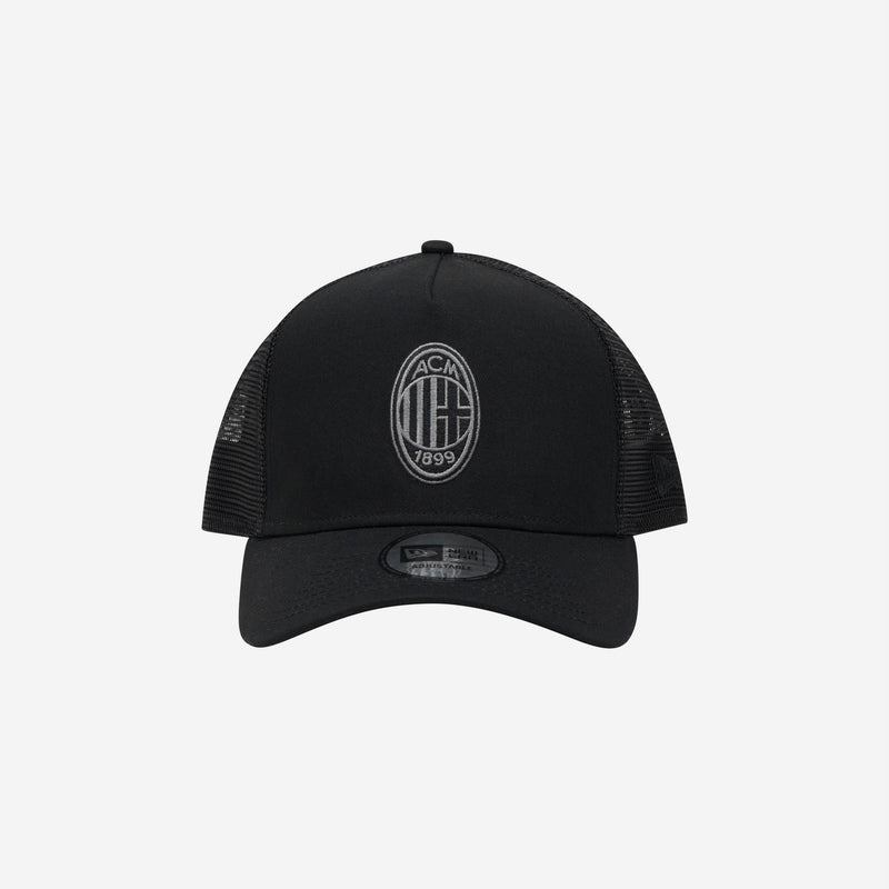 NEW ERA X AC MILAN TRUCKER CAP WITH LOGO