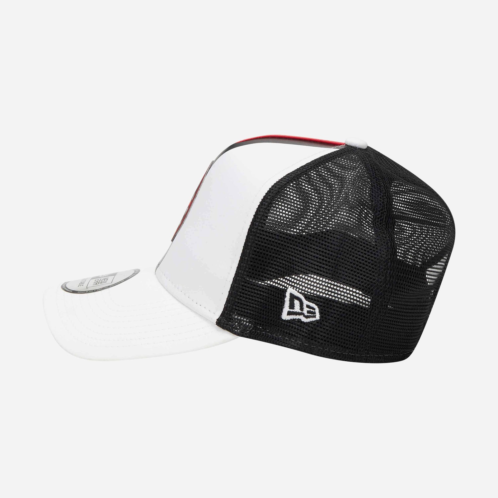 ■New Era■ AC Milan Floris A-Frame Trucker Ball Cap White S AC Milan Graffiti 9FORTY A-Frame Trucker Hat – New Era Cap