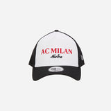 CAPPELLINO TRUCKER NEW ERA X AC MILAN WORDMARK CON SCRITTA