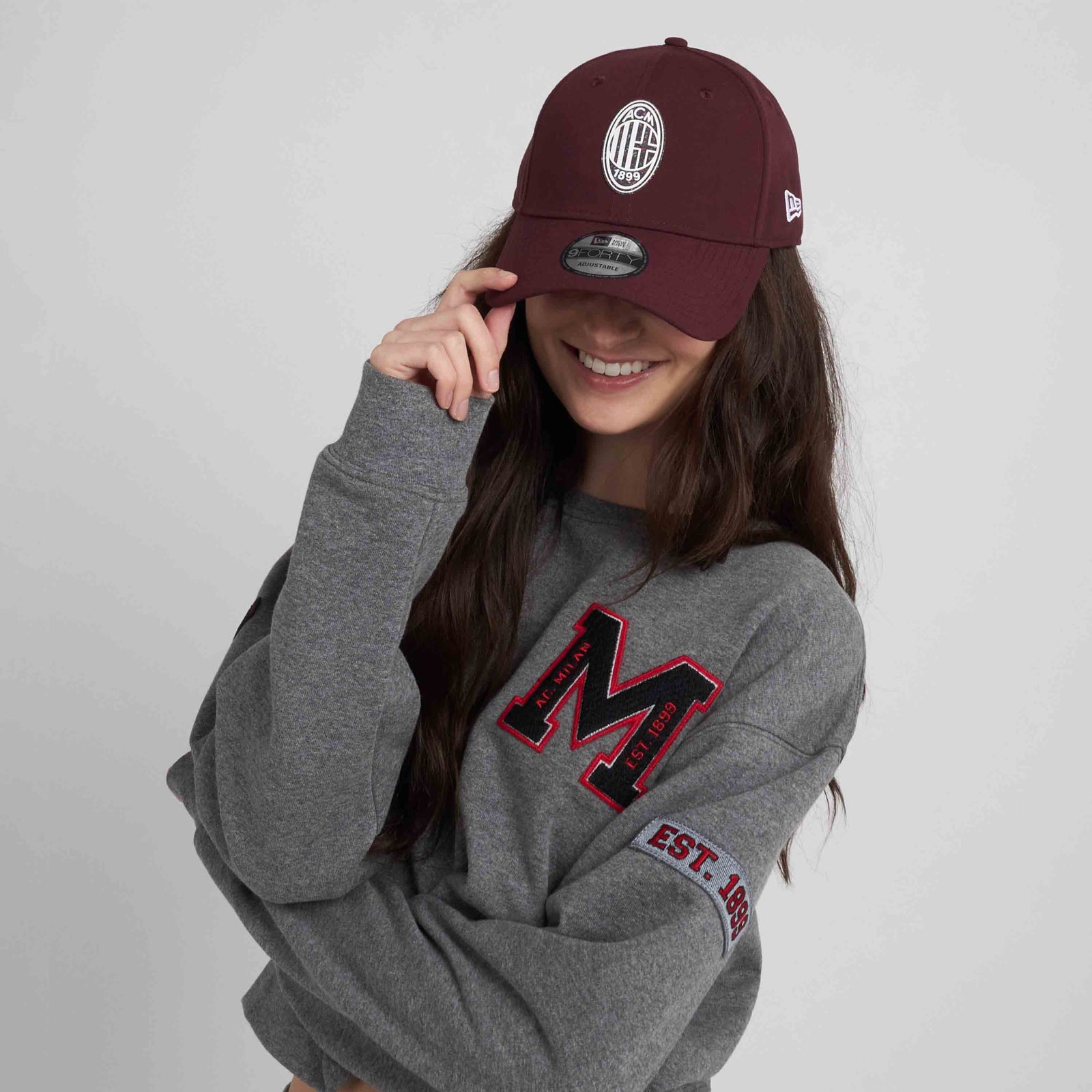 9FORTY® NEW ERA X AC MILAN CAP WITH LOGO | AC Milan Store