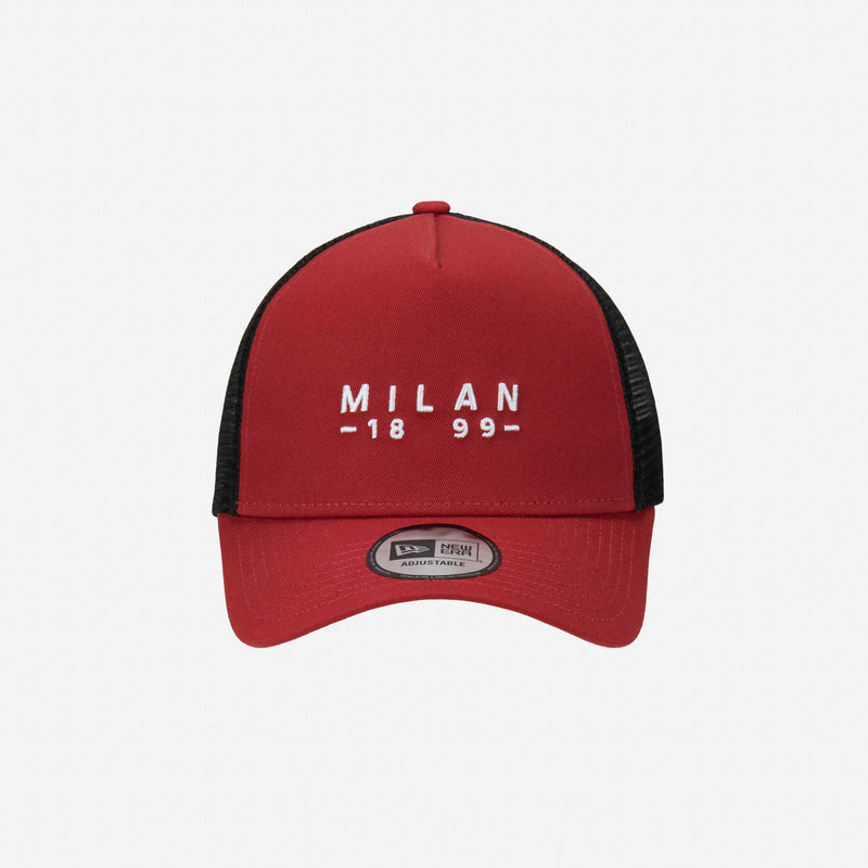 NEW ERA X AC MILAN TRUCKER CAP WITH 'AC MILAN'