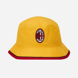 NEW ERA X AC MILAN YELLOW BUCKET HAT WITH LOGO