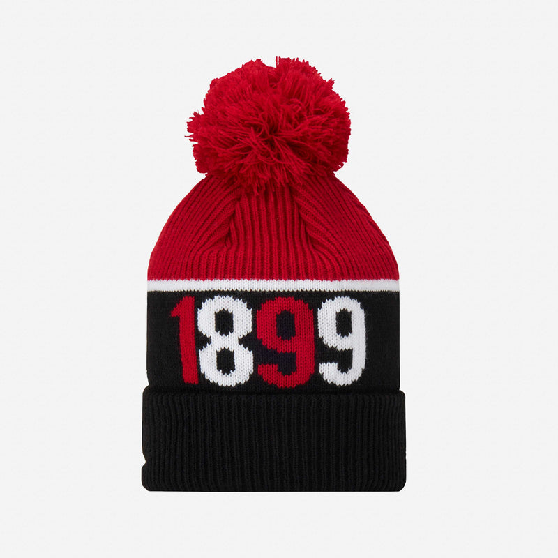 NEW ERA X AC MILAN BEANIE WITH BOBBLE