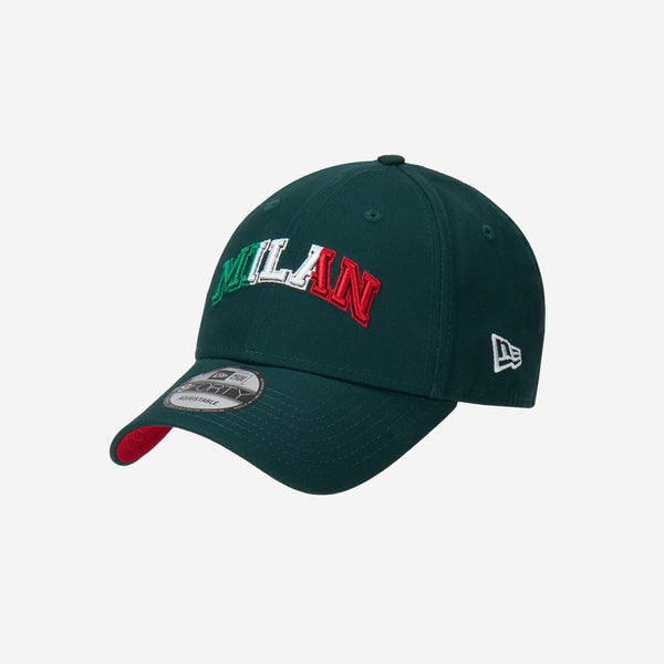 ■New Era■ AC Milan Floris A-Frame Trucker Ball Cap White S AC Milan White A-Frame Trucker Adult Cap - White and Red