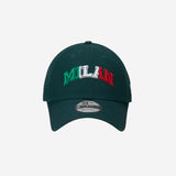 9FORTY® NEW ERA X AC MILAN CAP WITH ITALIAN FLAG