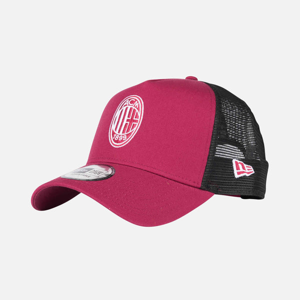 CAPPELLINO TRUCKER NEW ERA X AC MILAN FUCSIA