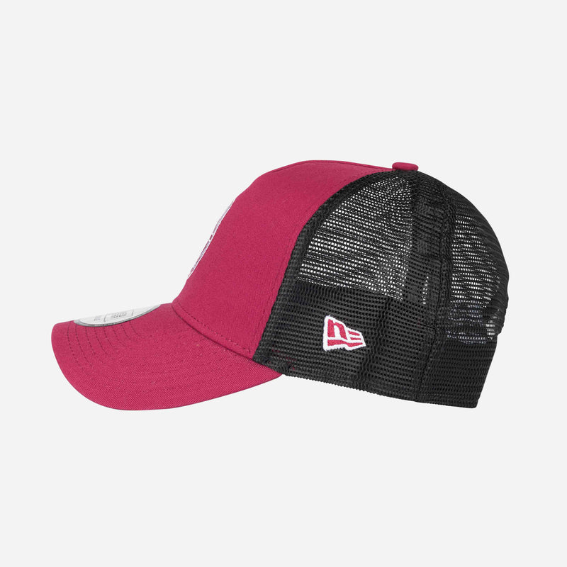 NEW ERA X AC MILAN FUCHSIA TRUCKER CAP