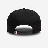 GOLFER NEW ERA X AC MILAN BLACK CAP WITH RED AND BLACK M