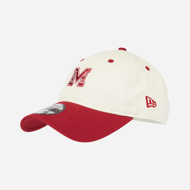 9TWENTY® NEW ERA X AC MILAN WHITE CAP WITH RED M