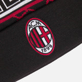 BERRETTO NEW ERA X AC MILAN NERO CON POMPOM