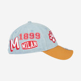 CAPPELLINO 9FORTY® NEW ERA X AC MILAN IN DENIM