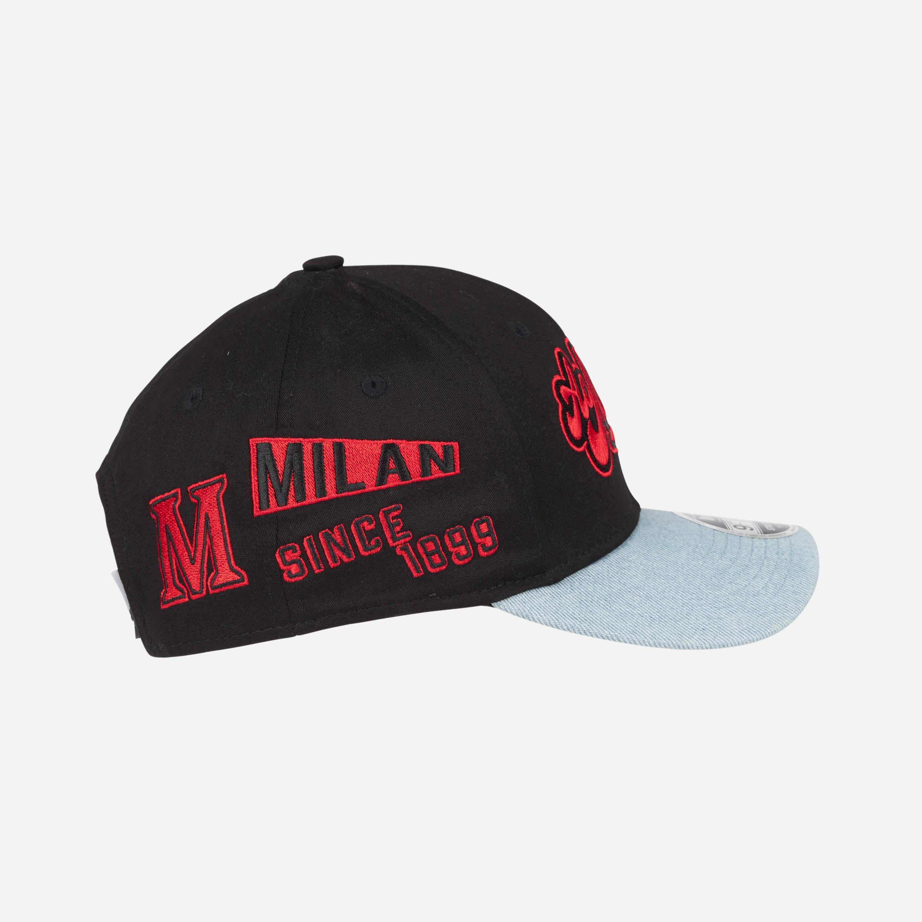 9FIFTY® NEW ERA X AC MILAN CAP WITH DENIM VISOR