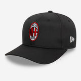 9SEVENTY® NEW ERA X AC MILAN BLACK CAP WITH LOGO