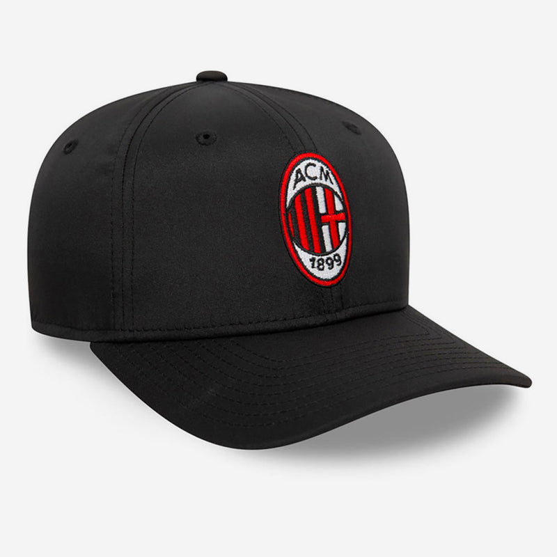 9SEVENTY® NEW ERA X AC MILAN BLACK CAP WITH LOGO