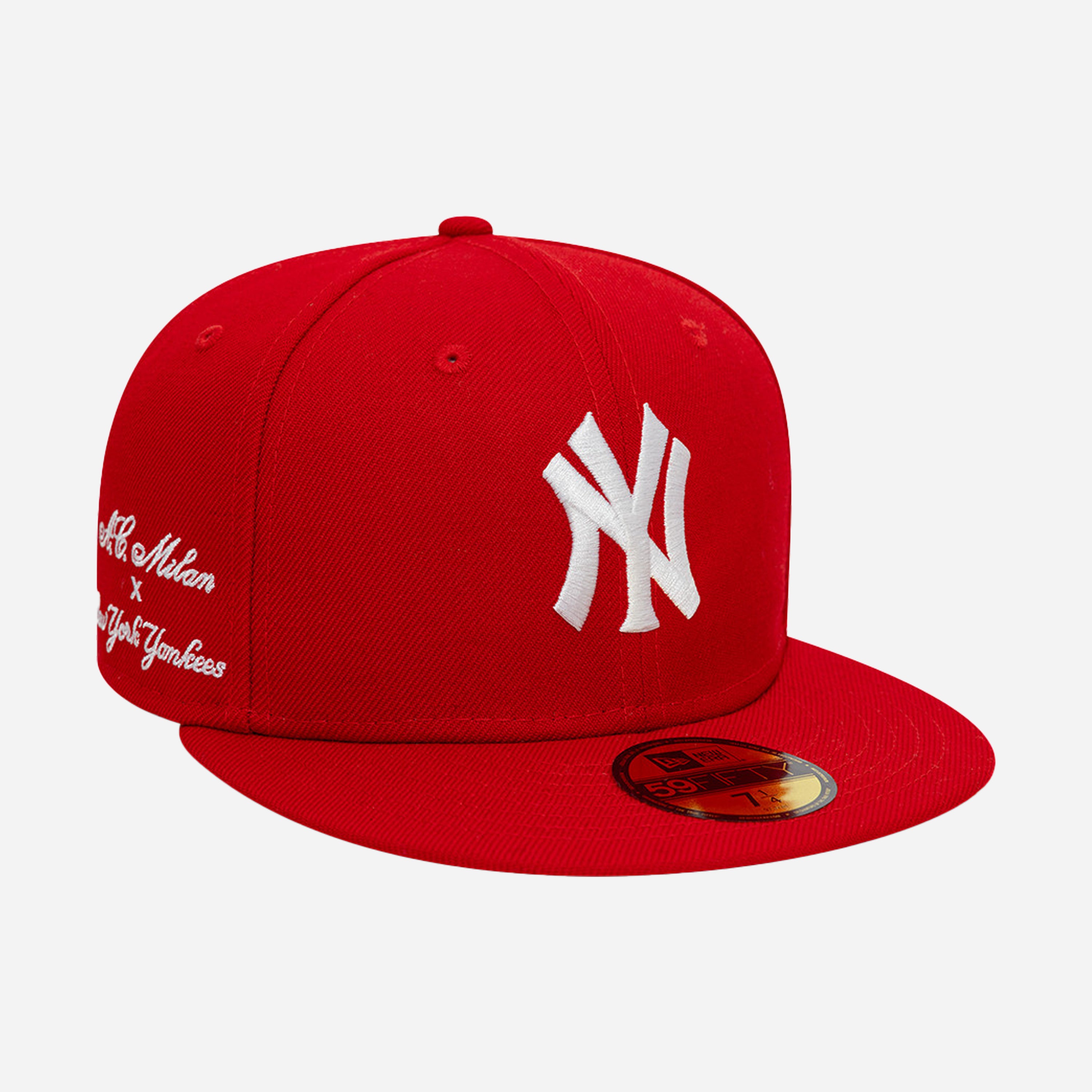 AC Milan x NY Yankees x New Era - 59FIFTY® RED CAP