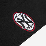 AC Milan x NY Yankees x New Era - BLACK BEANIE WITH LOGO