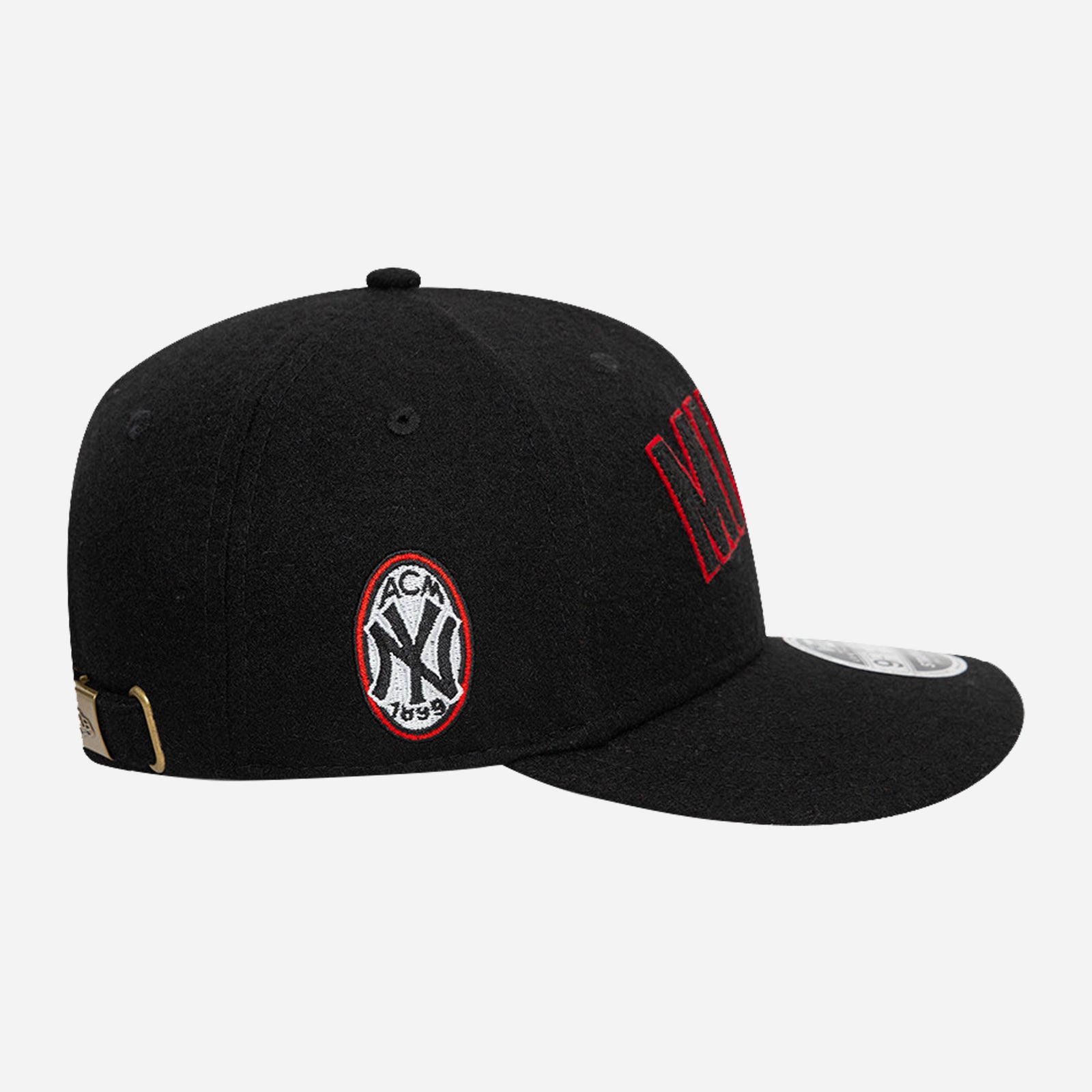 キャップ New Era AC Milan Performance Ball Cap Black mens-new-era-black-ac-milan-