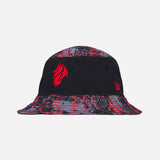 NEW ERA X AC MILAN BUCKET HAT WITH DEVIL LOGO