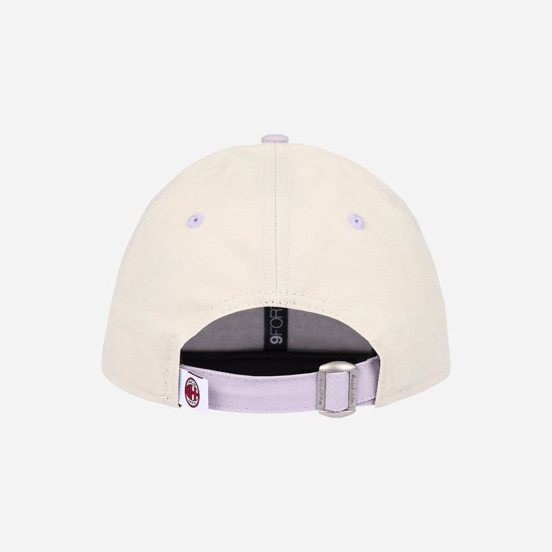 9FORTY® NEW ERA X AC MILAN WHITE AND LILAC CAP