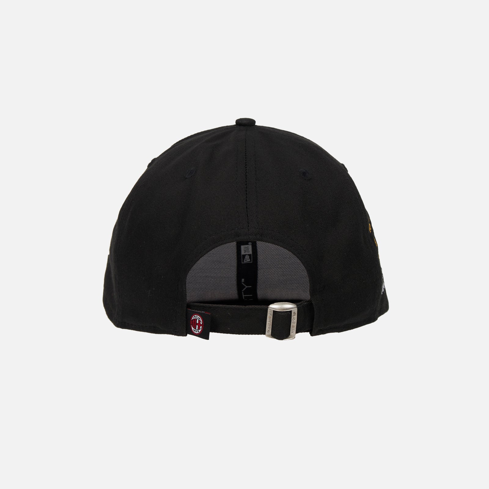ACMILAN フィットキャップ 刺繍ロゴ BLACK BLACKBLOND』 ビッグスマイルパッチロゴキャップ (Black) | 6LJStore