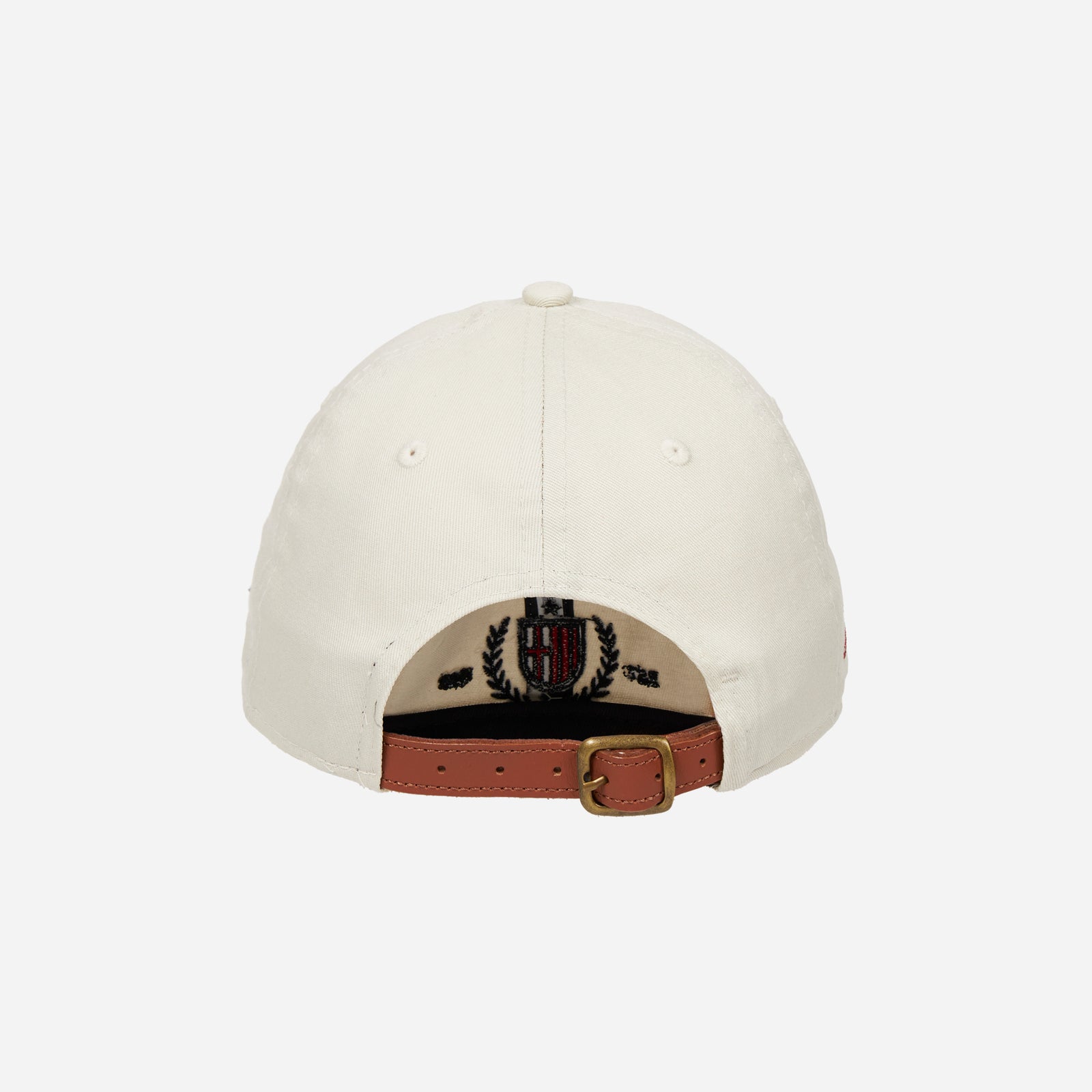 9TWENTY® NEW ERA X AC MILAN WHITE CAP WITH MILAN LOGO EMBROIDERY