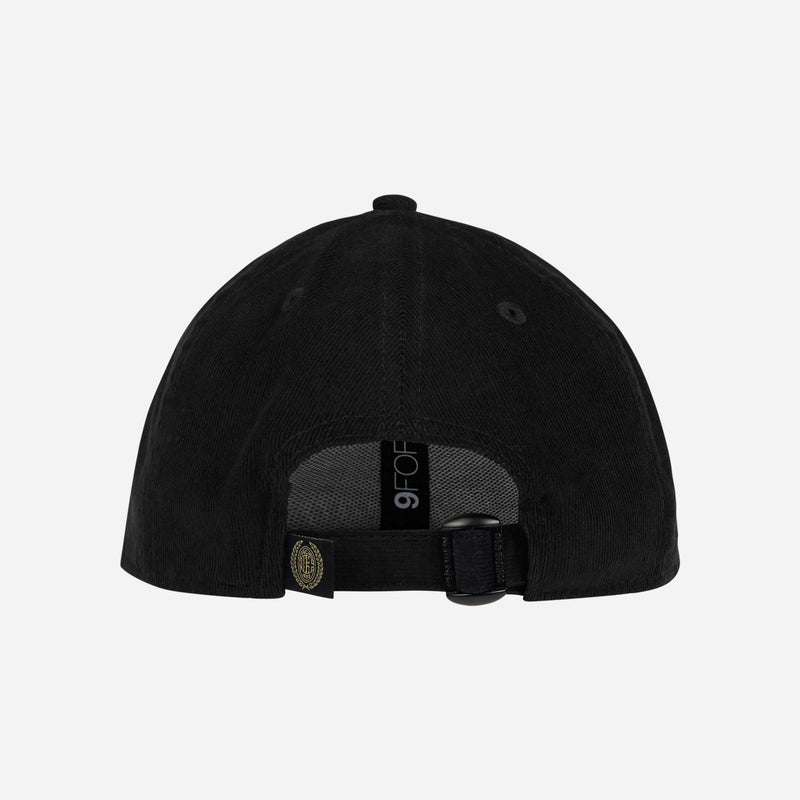 9FORTY® NEW ERA X AC MILAN CAP WITH GOLD EMBROIDERY