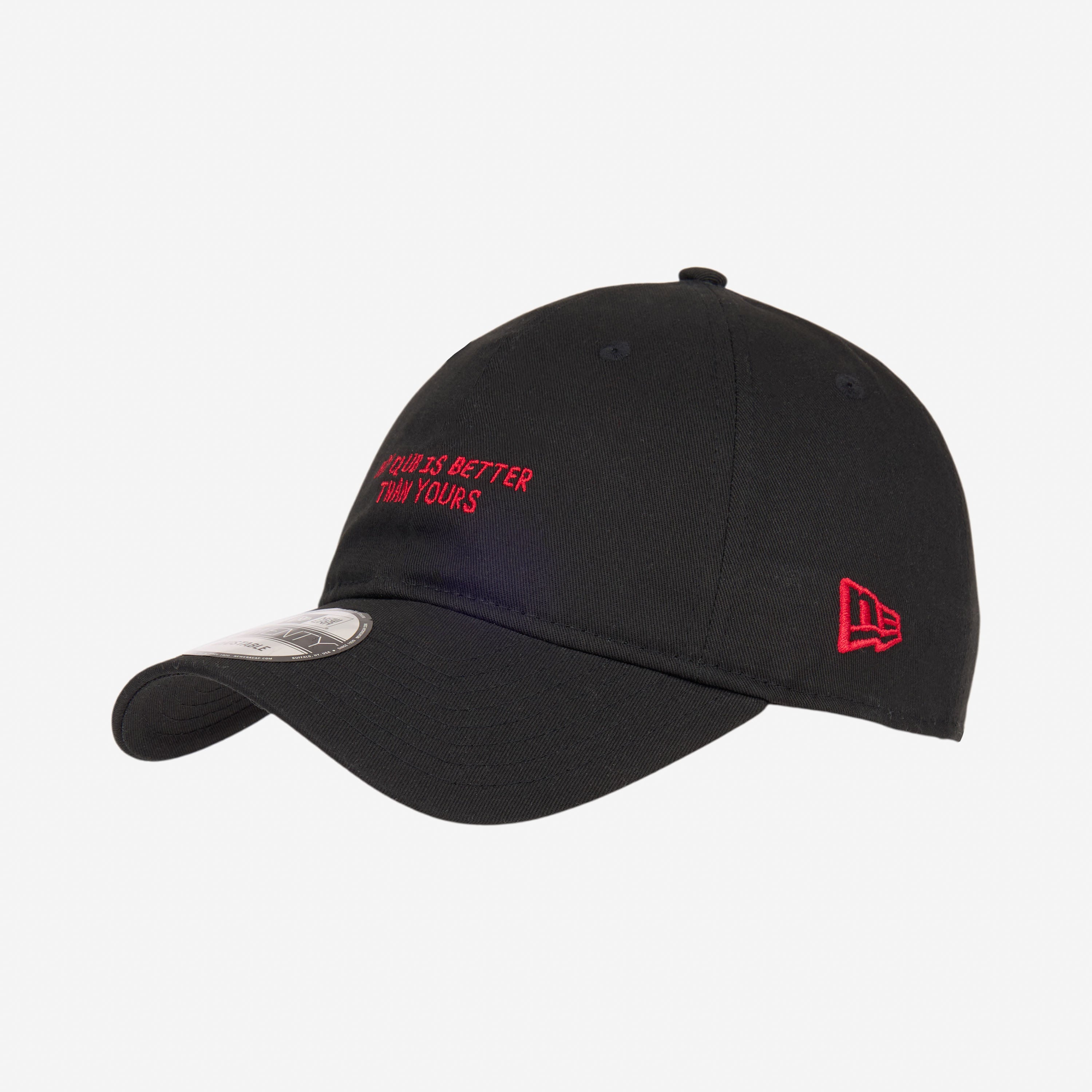 9TWENTY® NEW ERA X AC MILAN BLACK CAP WITH PHRASE