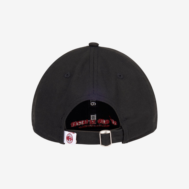 Cappellino Baseball Dodge - Nero Con Ricamo Rosso - Cotone Regolabile