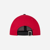 9FORTY® NEW ERA X AC MILAN KIDS RED AND BLACK CAP WITH LOGO