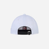 9TWENTY NEW ERA X AC MILAN WHITE CAP WITH EMBROIDERED LOGO