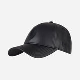 9FORTY NEW ERA X AC MILAN BLACK FAUX LEATHER CAP